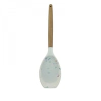 ملعقة طعام للطبخ سيليكون بمقبض خشبي لغرف وتحريك ال...