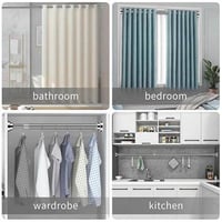 ماسورة تعليق ملابس ستيل 90سم قابل للتمديد الى 140س...