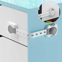 قفل امان للأطفال لاصق لتأمين الأدراج والدواليب ومن...