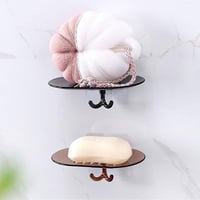 حامل صابون اكريليك جداري لاصق لتنظيم الحمام وترتيب...