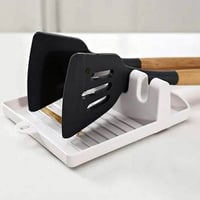 حامل غطاء القدر وملعقة الطبخ من ادوات المطبخ المهم...