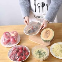 اغطية حفظ الطعام بلاستيك 180 قطعة لتغطية الأطعمة ا...