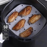 ورق زبدة للقلاية الهوائية 50 قطعه لتحضير المأكولات...