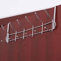 علاقة ملابس على الباب ستيل ( قطعتين ) مقاومة للصدأ...