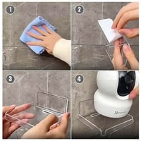 حامل اكريليك شفاف جداري لكاميرات المراقبة سهل التر...