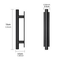 مسكات دواليب وادراج لاصقة أسود أنيقة وعملية سهلة ا...