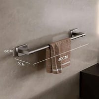 حامل مناشف الحمام مقاوم للماء تصميم انيق وسهل التر...