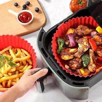 وعاء سيليكون للقلاية الهوائية مفيد وعملي للطبخ ويح...