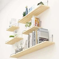 رفوف خشب جدارية عدد 1 رف مقاس 50سم أنيقة تناسب جمي...