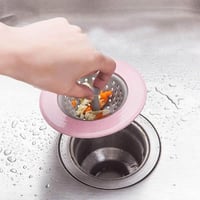 صفاية مغسلة المطبخ لمنع الانسداد بسبب بقايا الأكل...