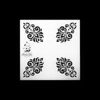 263 - ورق استنسل زخرفة 13سم * 13سم