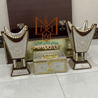 صندوق هدايا ملكي | مبخرتين ملكية | علبة عود كبيرة