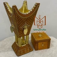 مبخرة رشم | علبة عود رشم | لون بني فاتح