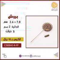بروش دبوس نحاسي CJSEB43-R-FF