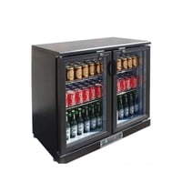 ثلاجة تحت الطاوله بابين زجاج سحب موديل - ASN-210DS