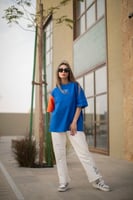 تي شيرت أزرق 1 T-SHIRT