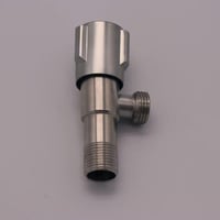 محبس زواية 1/2 بوصة لون كروم مطفي