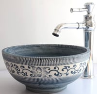 خلاط مغسله ديكور مسكه كريستال كروم