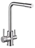 خلاط مطبخ مع فلتر مدمج لون كروم مطفي