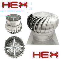 مروحة شفط مشب بدون كهرباء ستيل 304