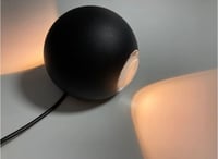 مصباح خارجي جداري مقاوم للماء لون اسود اتجاهيين