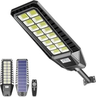 كشاف شارع بالطاقة الشمسية 8 عدسات لون اسود