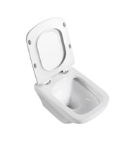 كرسي معلق بدون حواف لون ابيض لامع موديل 5909