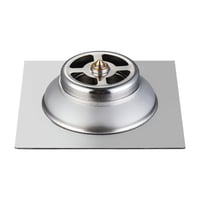 صفايه أرضيه إستالنس ستيل ( ضغطة رجل ) 15*15سم