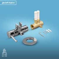 خلاط شطاف مع حامل مخفي لون كروم