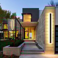 اضاءة جدارية خارجية مودرن ليد خطية