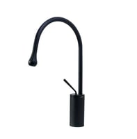 خلاط مغسلة ديكور طويل لون اسود