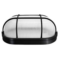 كشاف خارجي ( عين بقرة ) زجاج لون اسود مع لمبة 9 وا...