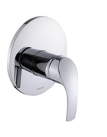 وجه خلاط مدفون خط واحد لون فضى