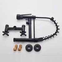 خلاط مطبخ جداري سحب لون اسود