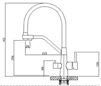 خلاط مطبخ مع فلتر مدمج لون اسود...