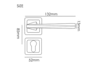 بكج 10 قطع مسكة باب مفصولة اسود موديل A2059