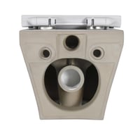 كرسي معلق بدون حواف لون ابيض لامع موديل 5909