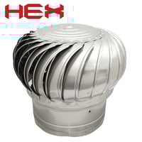 مروحة شفط مشب بدون كهرباء ستيل 304 مع غالق