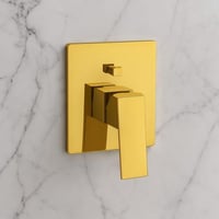 وجه خلاط مربع دفن خطين ذهبي لامع COHLAR