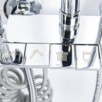 شاور مطري بيانو ( فضي )