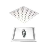 طاسة شاور مطري مربع كروم الماني