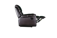 كرسي استرخاء جلد اسود لامع - رفاهية وراحة بسعر منا...