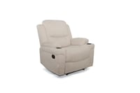 كرسي استرخاء ثابت قماش كتان يتحمل حتى 160 كيلو من...