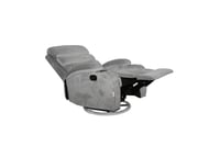 كرسي استرخاء مخمل – هزاز ودوار للراحة والدعم المثا...