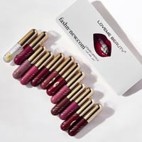 أحمر شفاه ميني 12 لون – غطاء ذهبي