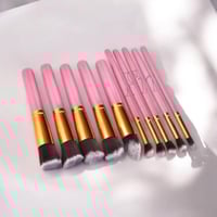 مجموعه فرش مكياج 10 قطع