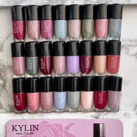 طلاءاظافرمناكير٢٤لون فاشن نيو