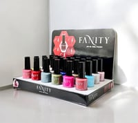 طقم مناكير 24 لون – فانتي | غطاء أسود أنيق