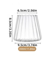 كأس زجاجي مميز