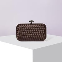 Lira Clutch – Chocolate Brown